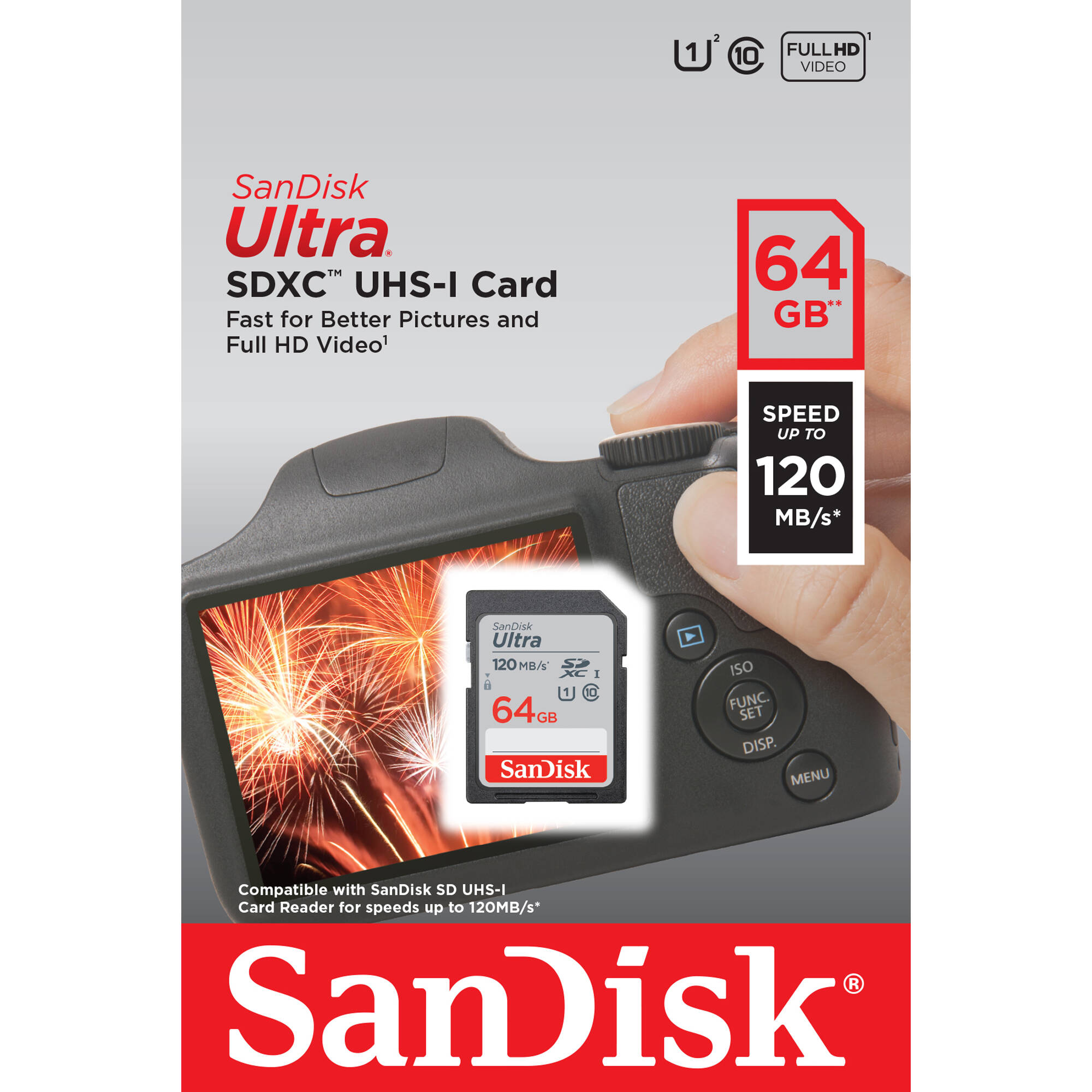 SanDisk 64GB Ultra UHS-I SDHC Memory Card - Image 4