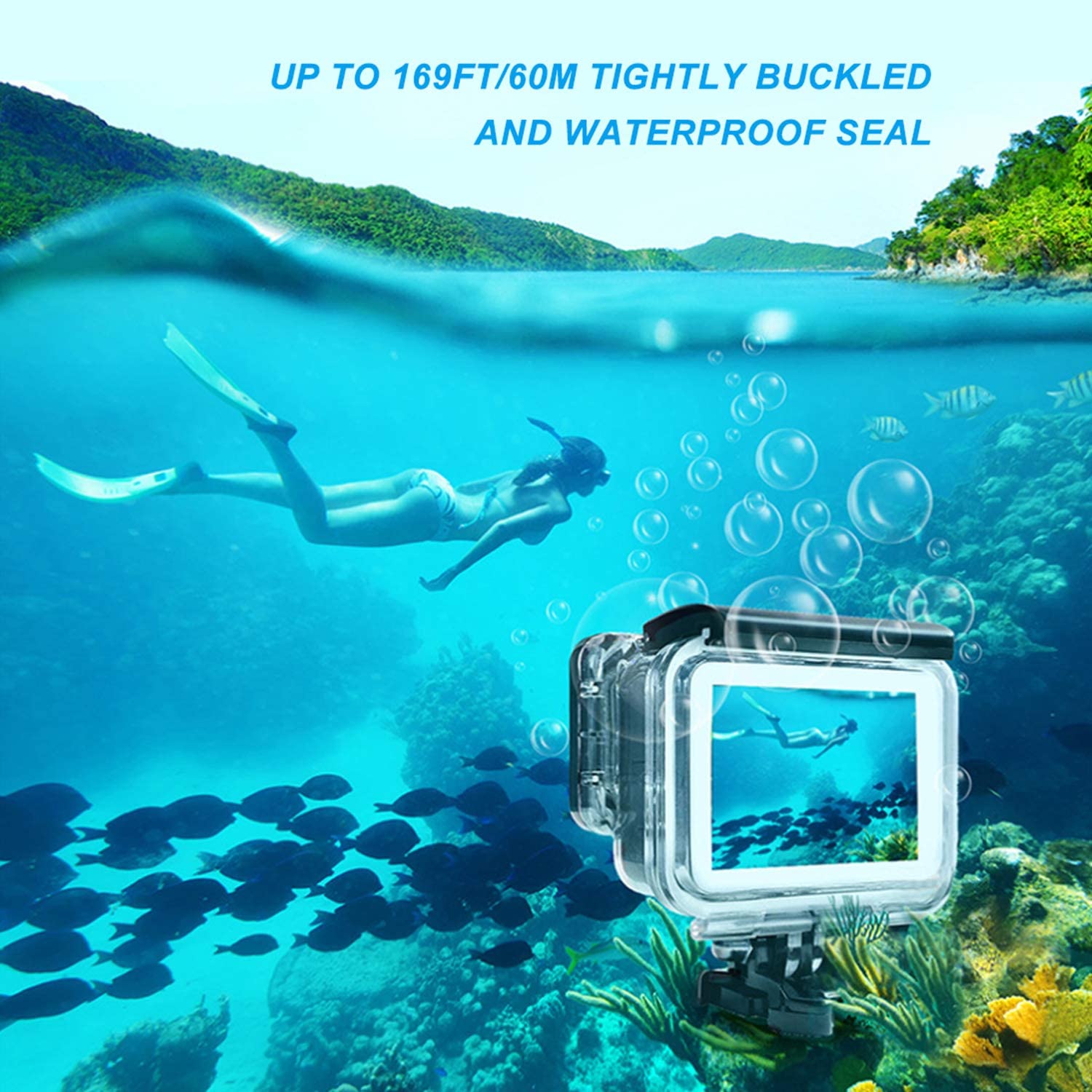 Protective Housing Case Shell Bracket for Gopro Hero 8 - Image 5