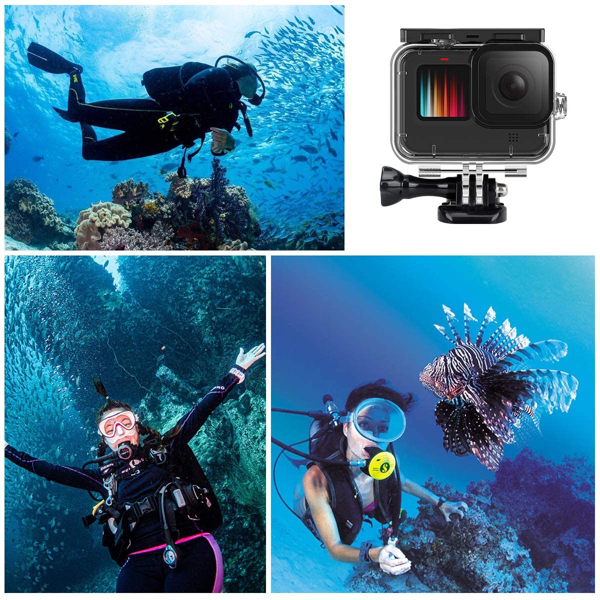 Protective Housing Case Shell Bracket for Gopro Hero 9 and Hero 10 , 11 - Image 3