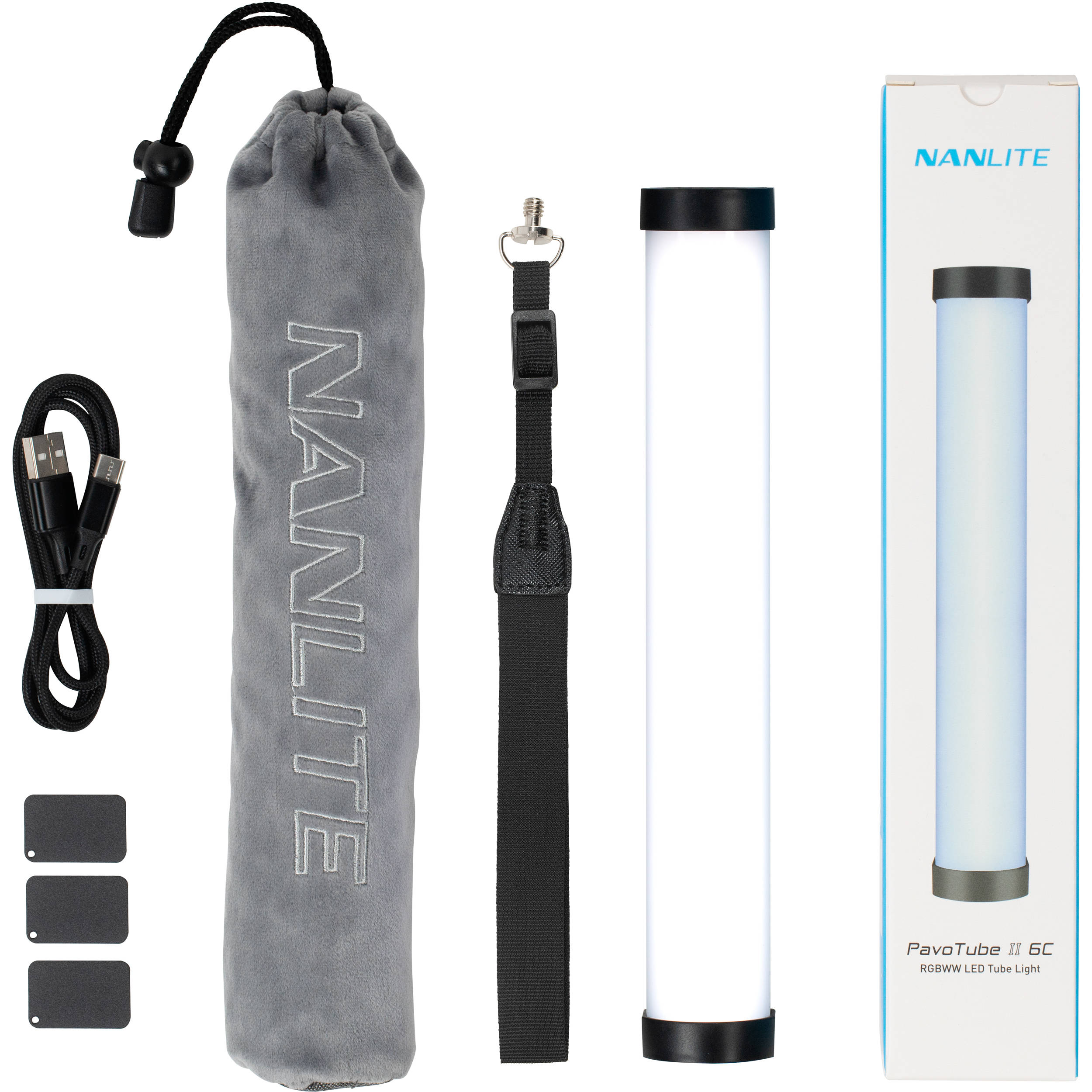 Nanlite PavoTube II 6C RGBWW LED Tube with Battery (30cm) - Image 4
