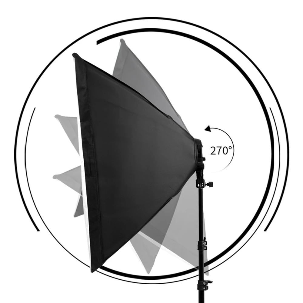 General soft box with 5 lamp holder TL-5 with stand - Image 8