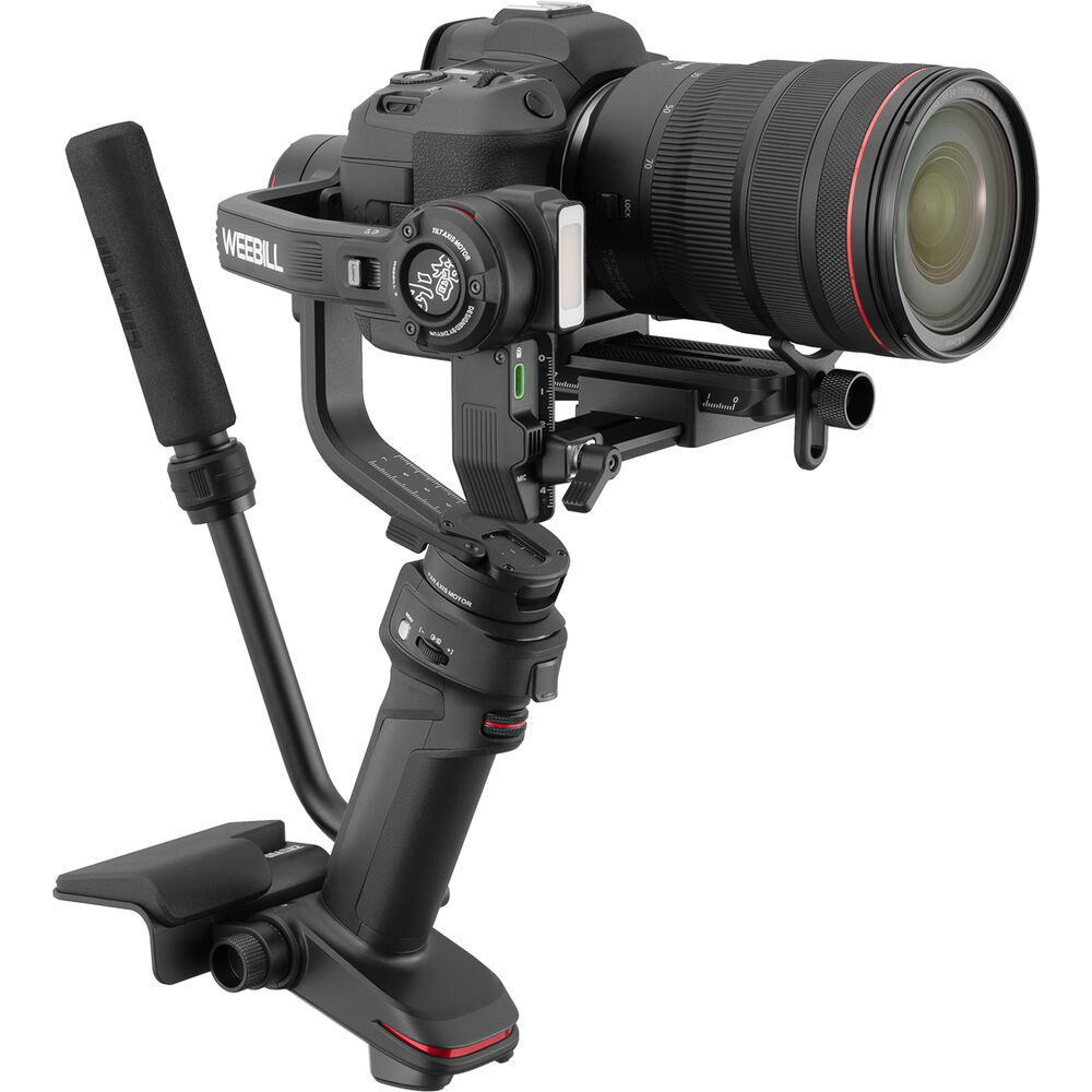 Zhiyun WEEBILL-3 Handheld Gimbal Stabilizer Combo with Extendable Grip Set and Backpack - Image 5