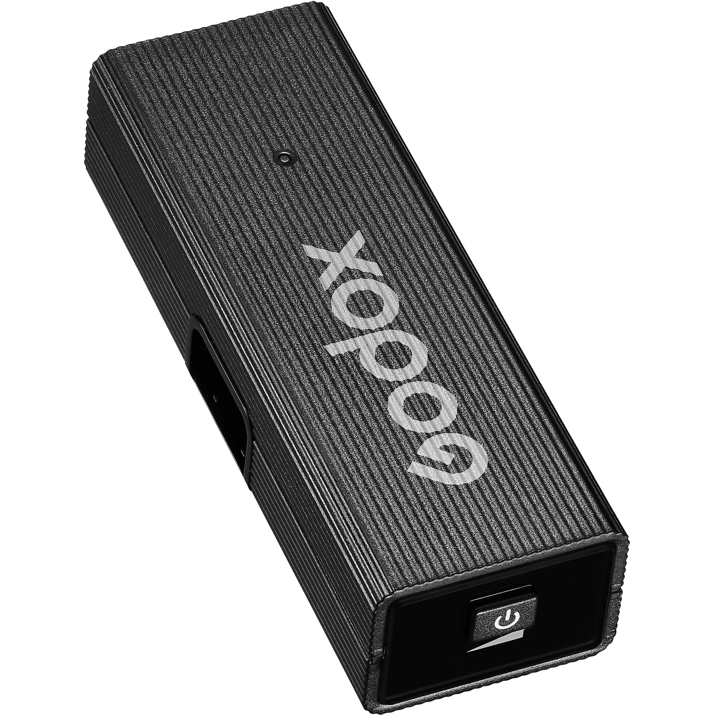 Godox MoveLink Mini UC 2-Person Wireless Microphone System for Cameras & Mobile Devices (2.4 GHz, Classic Black) - Image 7