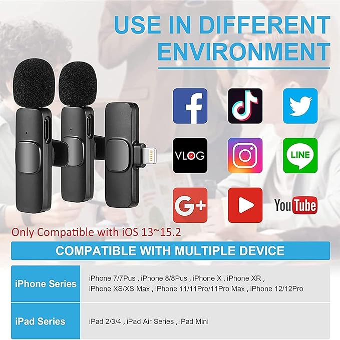 General K10 K2 Lavalier Microphone IPHONE - Image 5