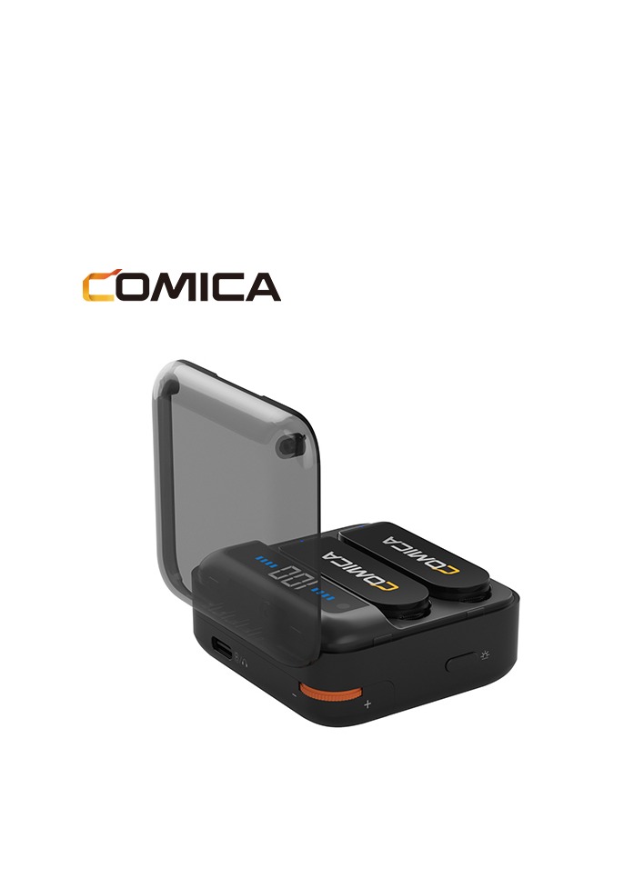 Comica Vimo S-UC Dual Mini Wireless Microphone Type C BLACK - Image 11