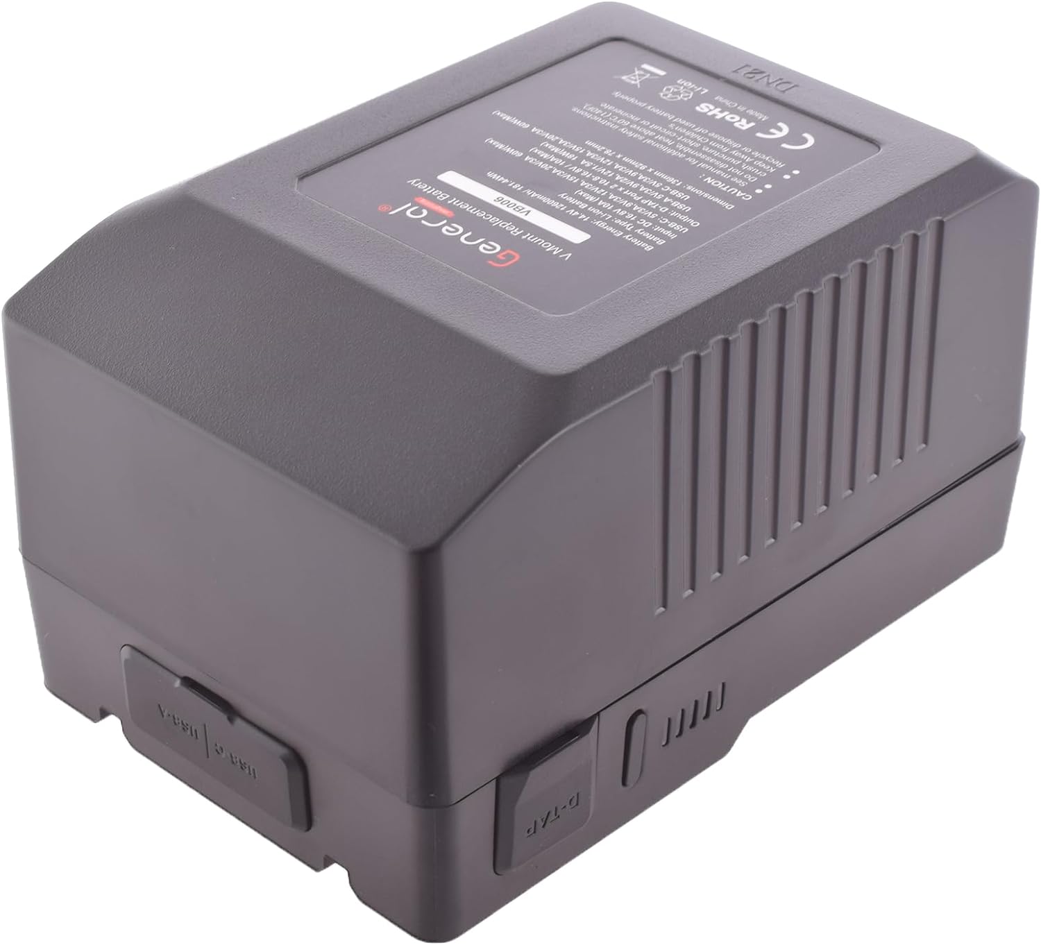 General VB006 V Mount Replacement Battery 14.4V 12600mAh – Black - Image 4