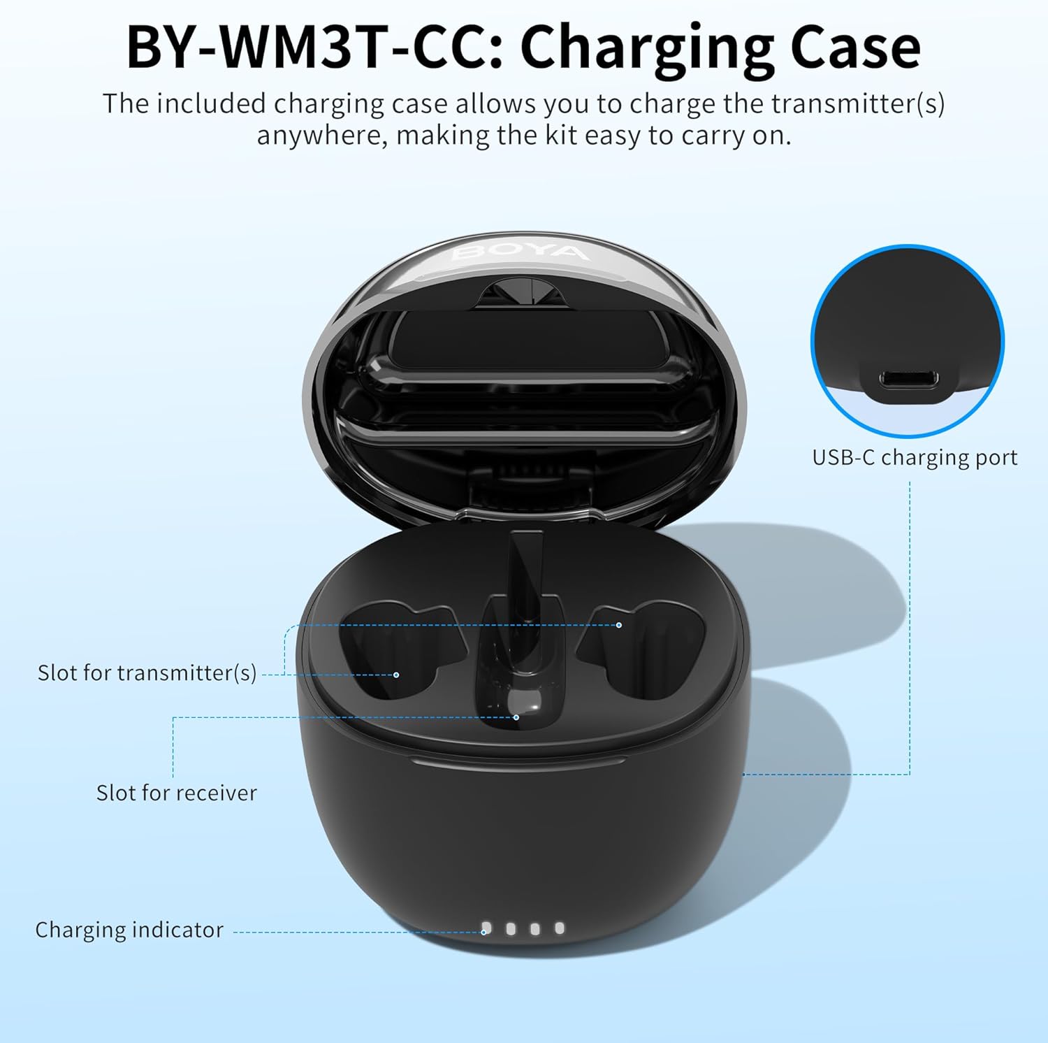 Boya BY-WM3T2-M2 Microphone Wireless for camera - Image 2