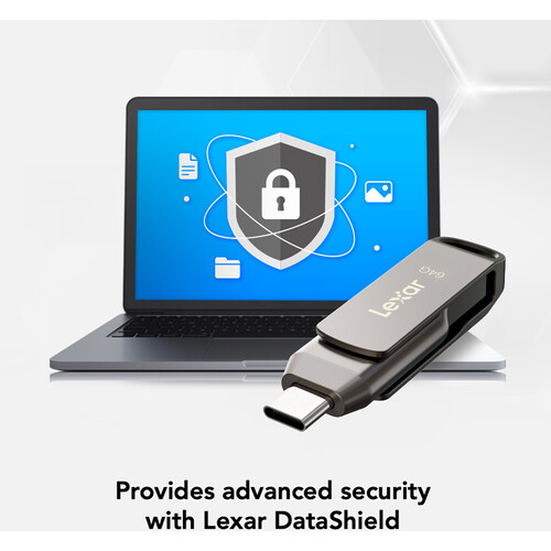 Lexar JumpDrive Dual Drive D400 USB 3.2 Gen 1 USB-C / USB-A (64GB) - Image 10