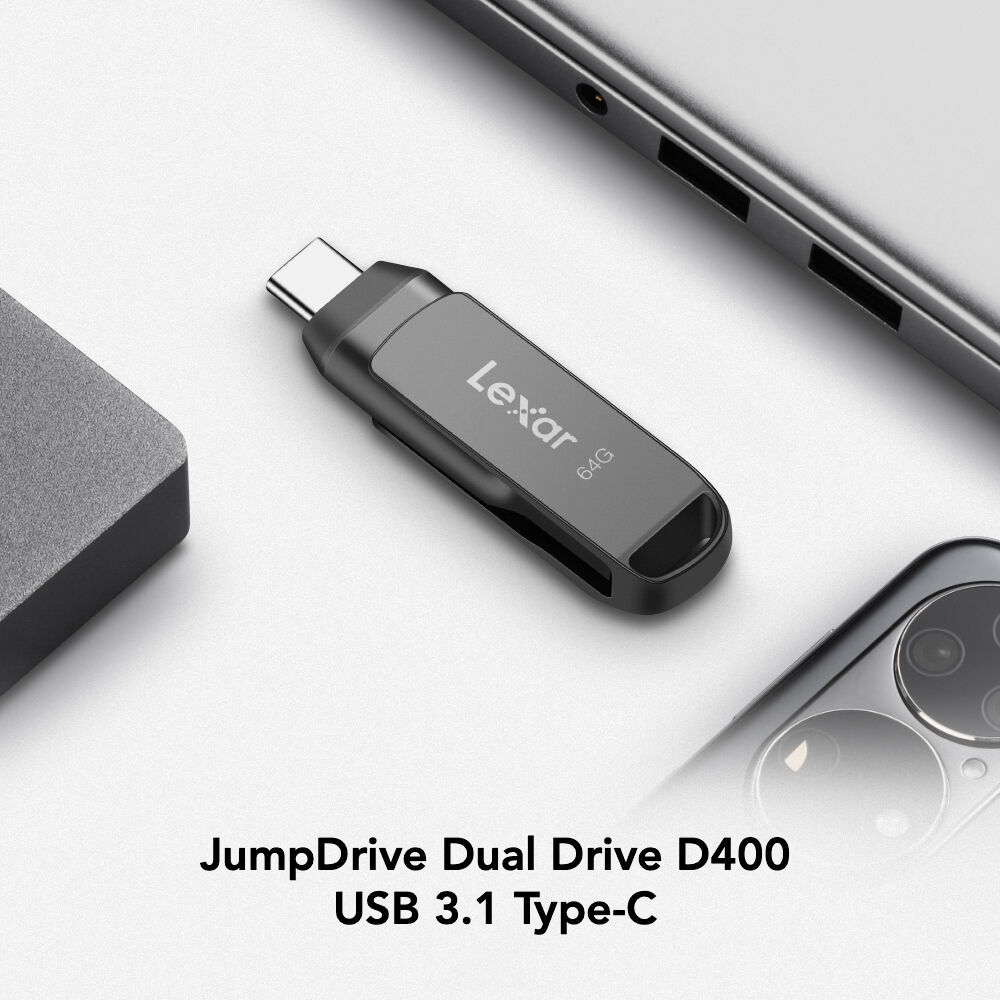 Lexar JumpDrive Dual Drive D400 USB 3.2 Gen 1 USB-C / USB-A (64GB) - Image 13