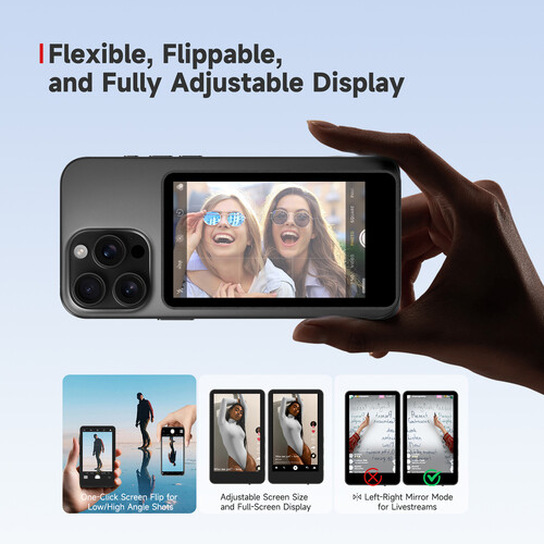 Synco XView M4 Selfie Monitor Screen for Phone Vlogging - Image 24