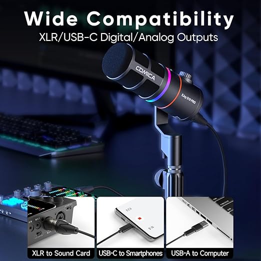 Comica EJoy D10 Pro (D) RGB Wireless/USB-C Mic - Image 6